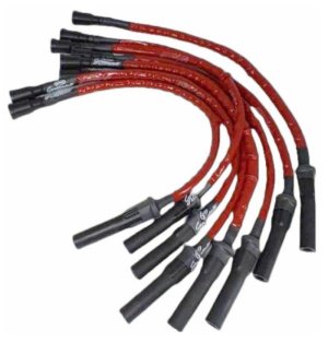 Ford Raptor Performance Ignition Wires - Granatelli Motor Sports - Hi-Temp Silicone Jacket - Red - `10-`14